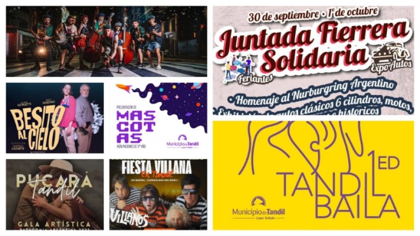 La agenda más completa del fin de semana tandilense